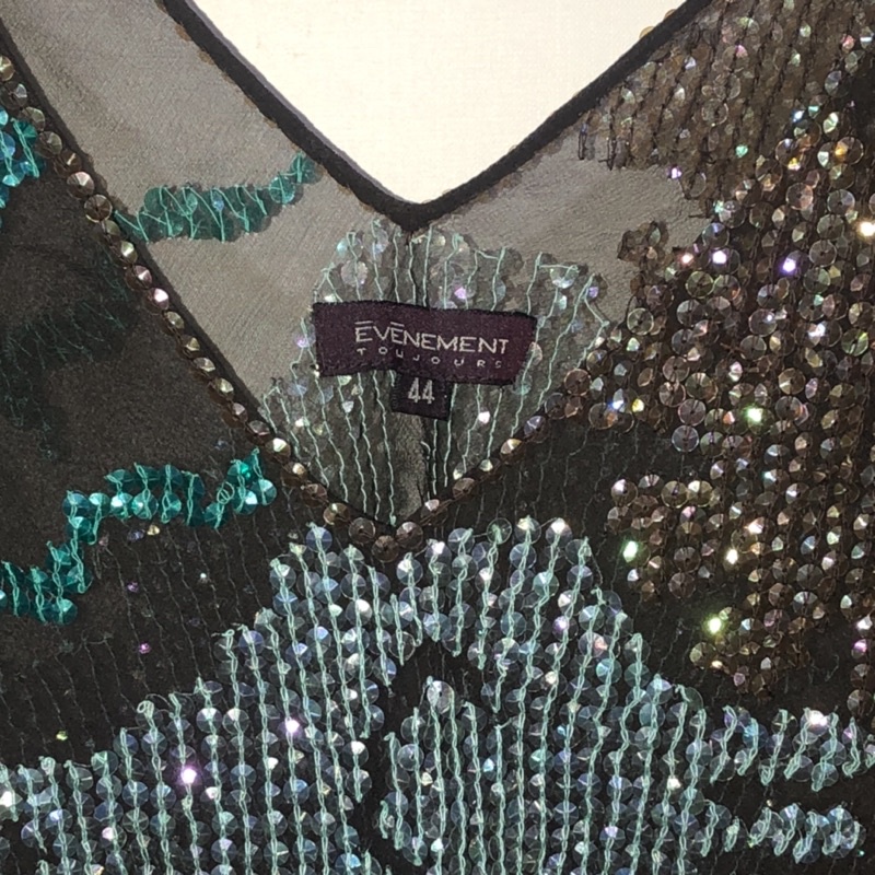 Summer fairy aesthetic set - Set áo lưới lấp lánh và chân váy voan hoạ tiết vintage 2hand