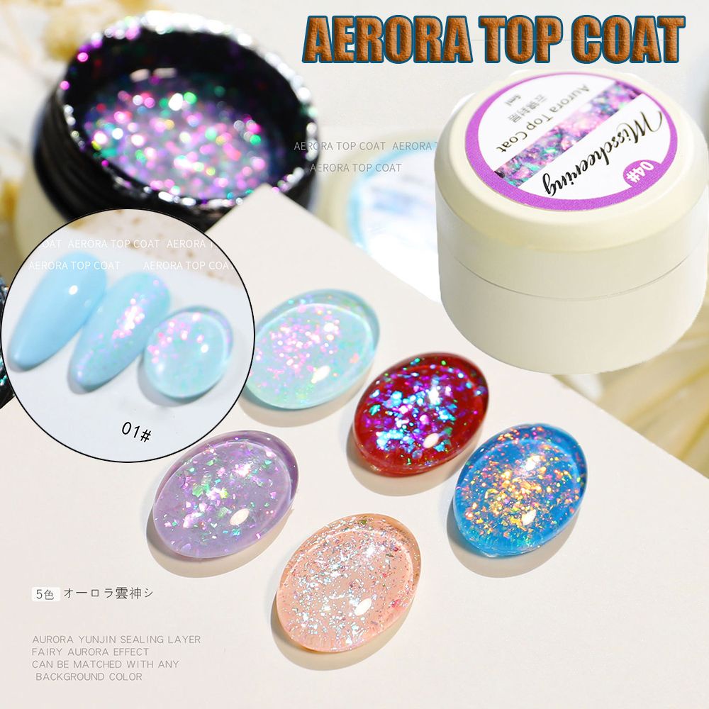 Sơn Móng Tay Gel UV Hiệu Ứng Cực Quang Bóng Mượt 6ML