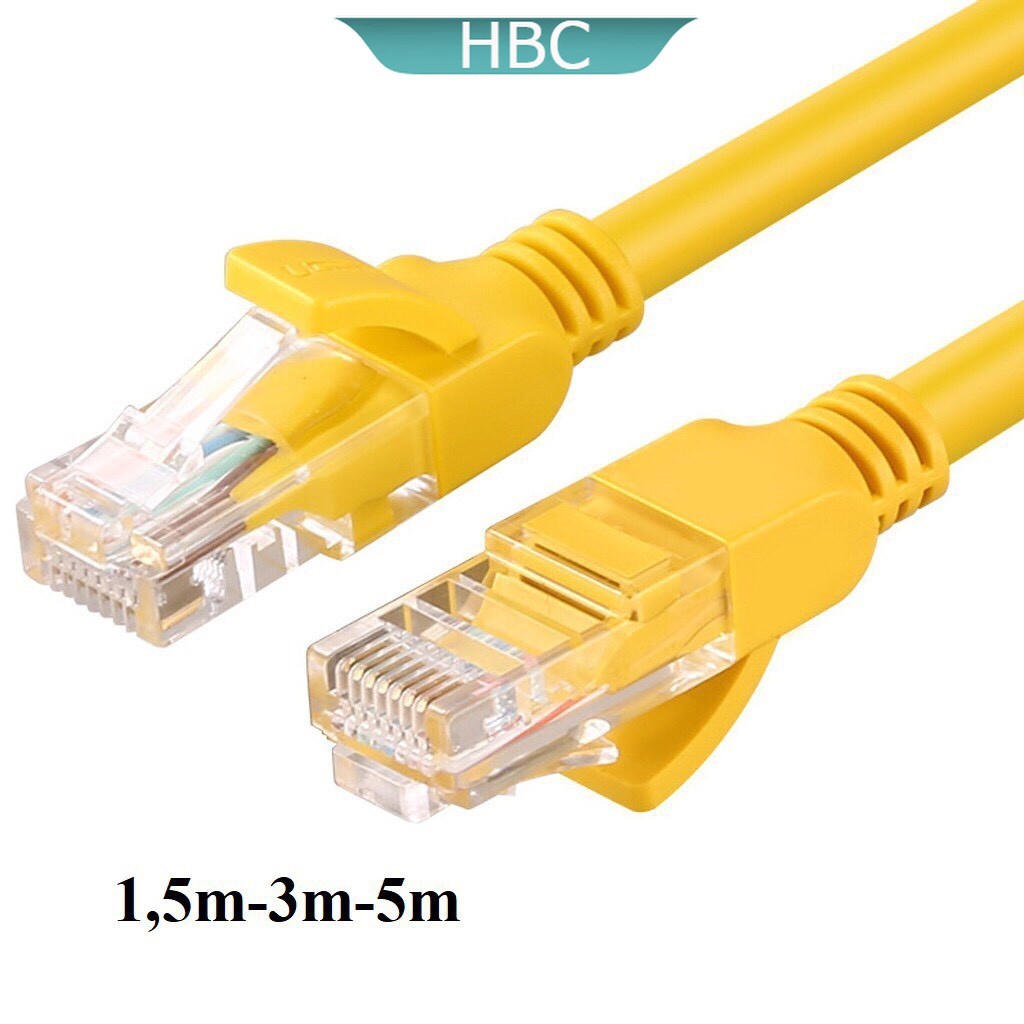 Dây Mạng Bấm Sẵn 2 Đầu Dài 1.5m 2m 3m 5m- Dây Mạng Internet - Dây Cap Mạng Lan
