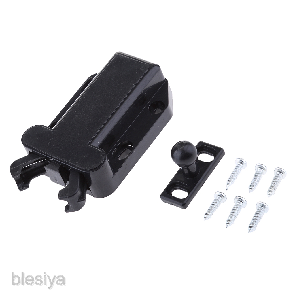 [Blesiya] Chốt Cửa Tủ Từ Tính Màu Đen