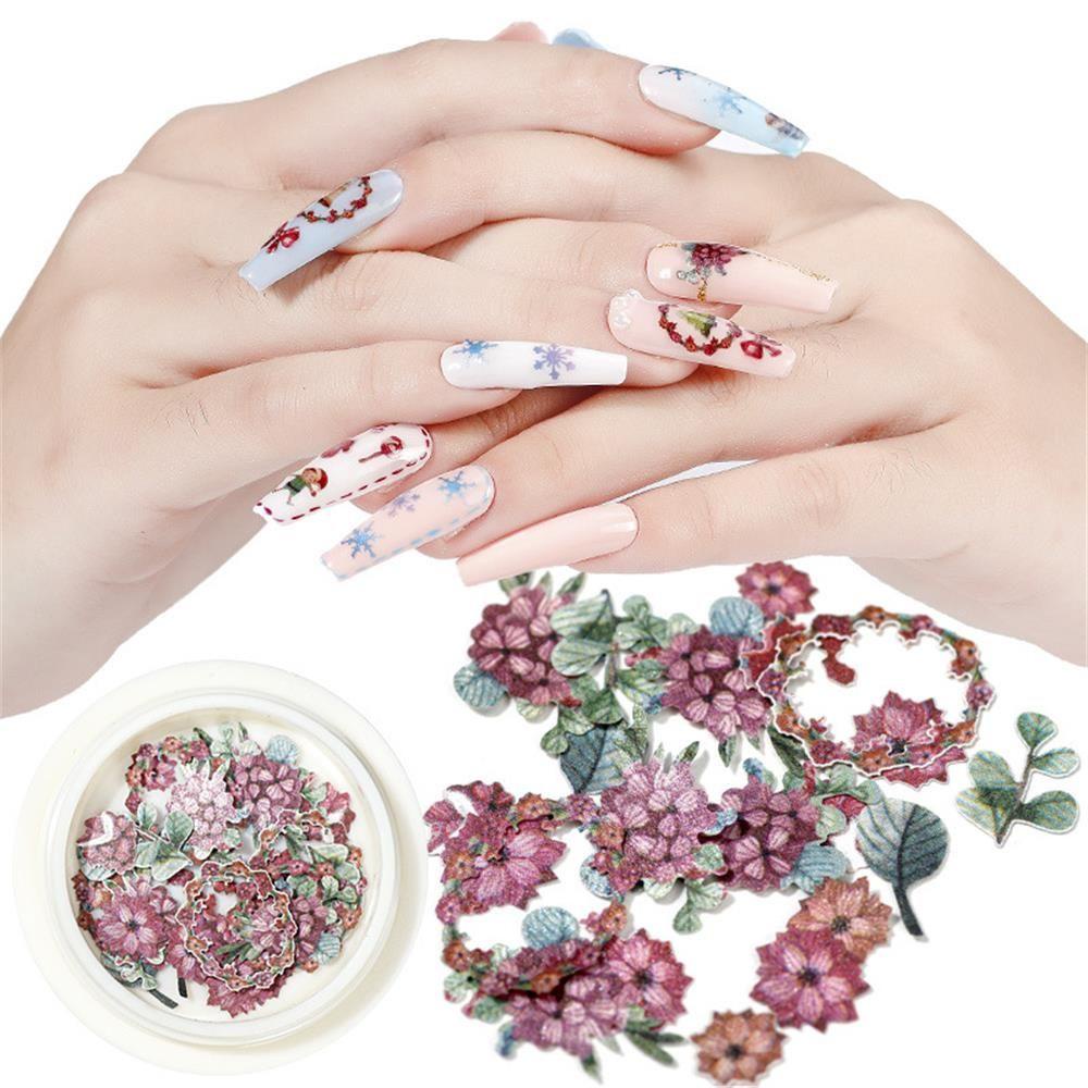 Móng Tay Giả Đính Kim Sa Lấp Lánh Trang Trí Nghệ Thuật