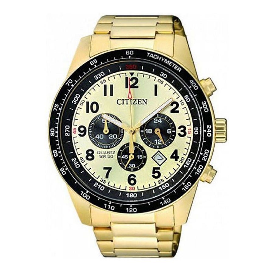 Đồng Hồ Nam Citizen Dây Thép Không Gỉ AN8162-57P - Mặt Vàng
