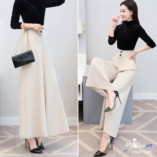 Quần ống rộng 2 cúc trước Q3037