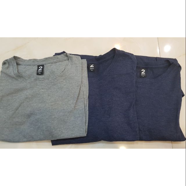 Áo thun cổ tròn tay ngắn hàng Thái 100% size L, XL 2 màu như hình