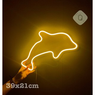 Đèn Led Neon trang trí hình cá heo 12V