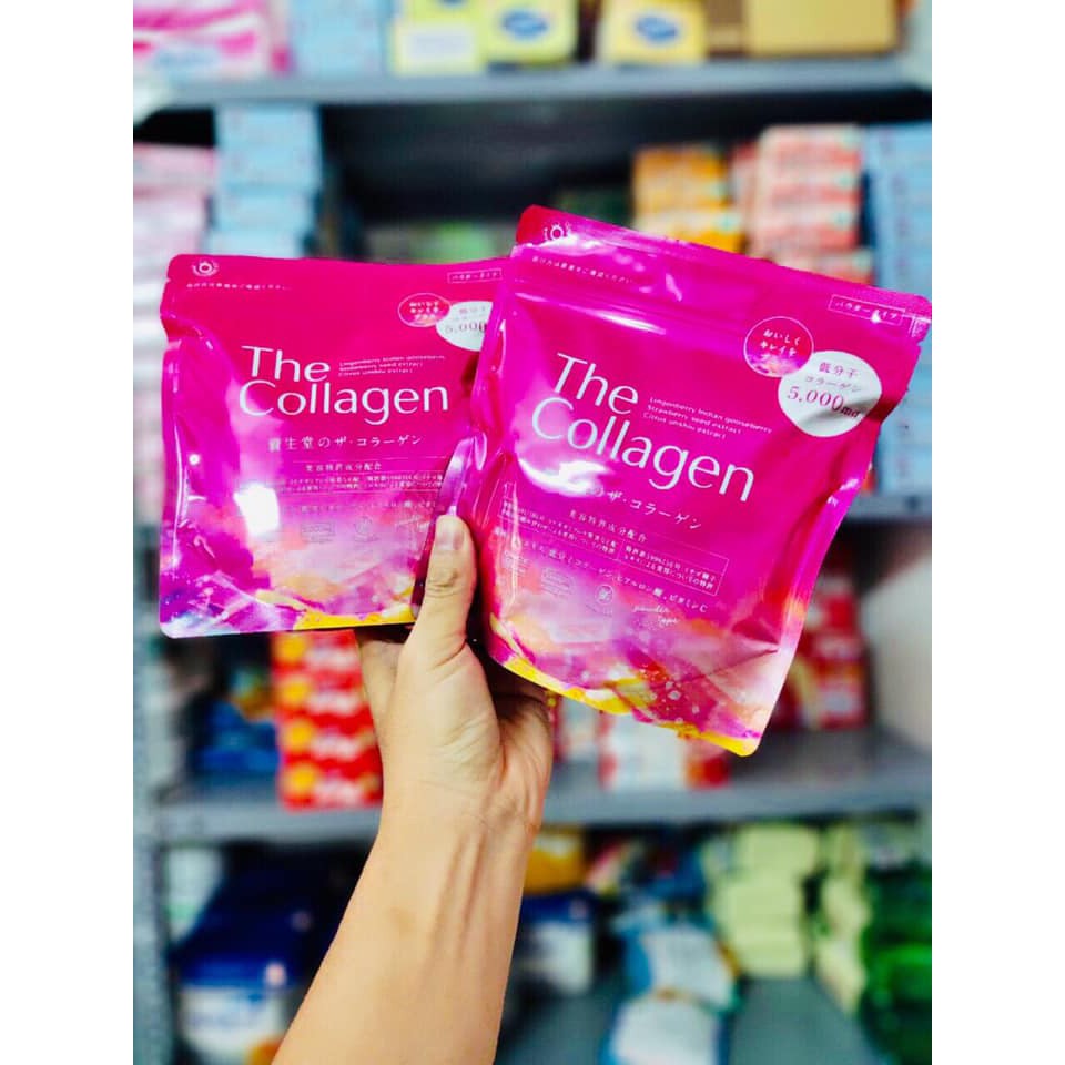 The Collagen Shiseido Dạng Bột 126g Nhật Bản và tặng thêm 20%