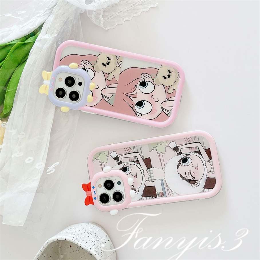 Ốp Điện Thoại Mềm Trong Suốt In Hình Quái Vật Xinh Xắn Cho iPhone 14 13 12 11 Pro Max X XR Xs Max 8 7 6 6s Plus SE 2020