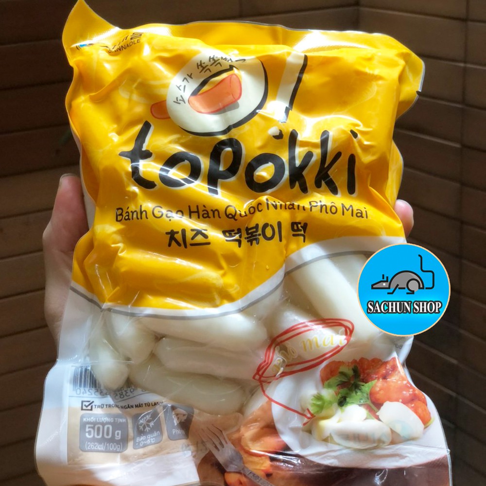 Bánh Gạo Topokki Hàn Quốc Sannadle 500g