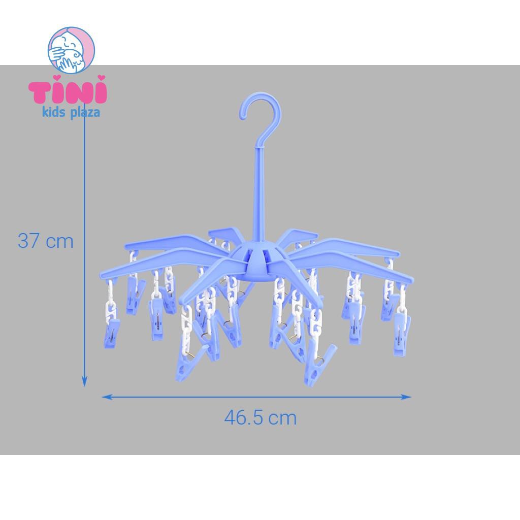 Móc dù xếp kẹp quần áo trẻ em nhựa Duy Tân 24 kẹp