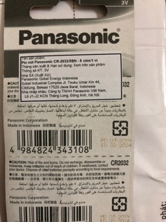 Pin Panasonic CR2016