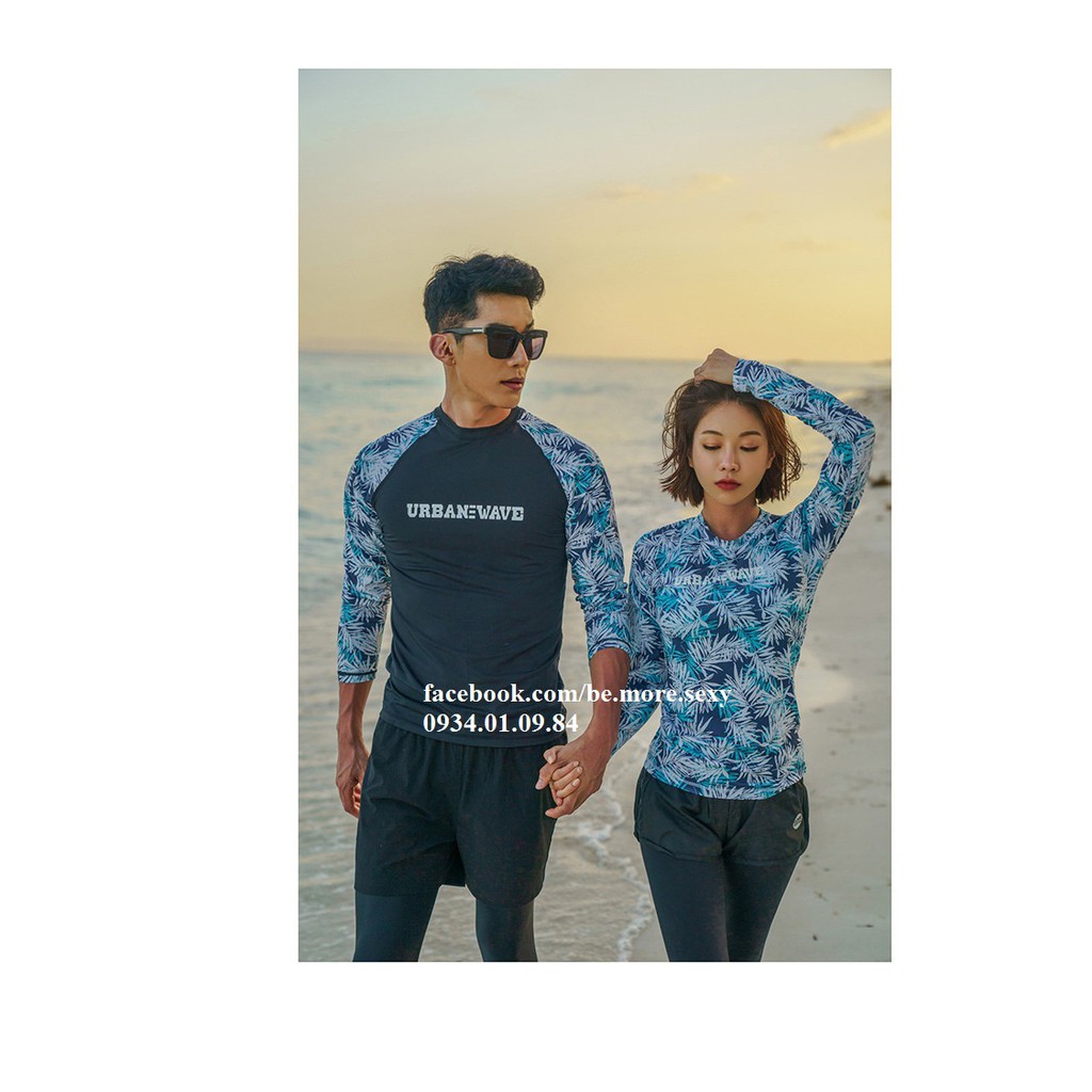 Đồ bơi dài tay nữ quần dài kèm quần short