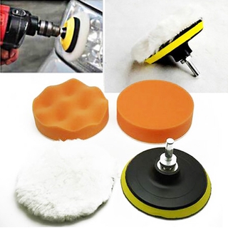 1 bộ dụng cụ đánh bóng xe hơi kích thước 4 inch