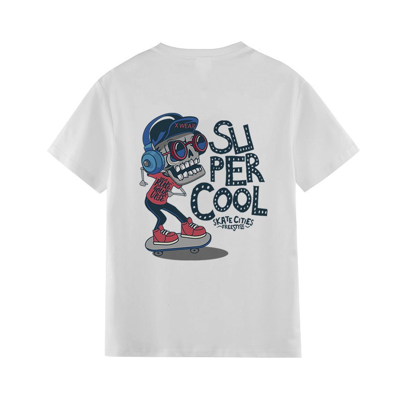 Áo thun nam Unisex dáng rộng 100% cotton Supper Cool TS16