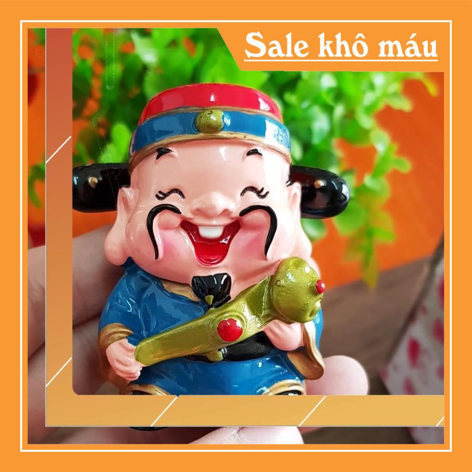 Bộ Ngũ Phúc 6cm kèm tượng Di Lặc và chân đế Như Ý Cát Tường