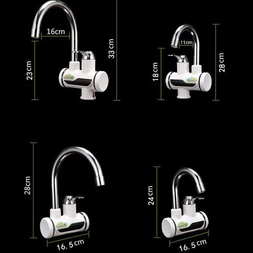 Bếp điện Vòi làm nóng nhanh Màn hình nghiêng Màn hình kỹ thuật số King Bend