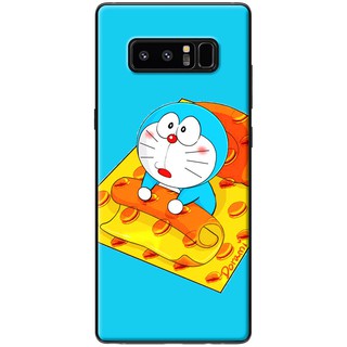 Ốp lưng Samsung Galaxy Note 4, Note 5, Note 7, Note 8, Note 9 in hình Doraemon thức giấc
