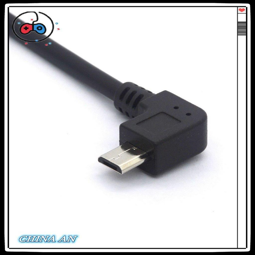⚡Hot sản phẩm/Type C to Micro USB Cable 90 Degree Micro 5 Pin Male to USB C Male Extension