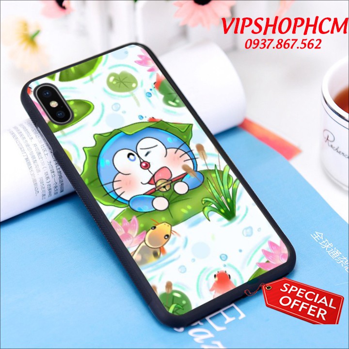 Ốp lưng iPhone 7 / 6 Plus / 6S Plus / 6/ 6S / 5 /4 Hình Doremon Dễ Thương - TPU Viền Dẻo