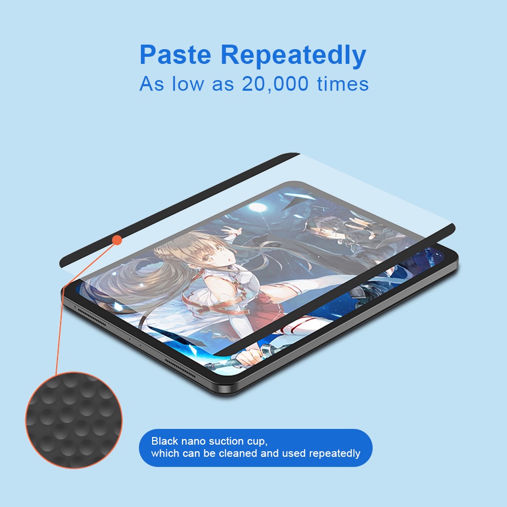 Miếng phim dán GOOJODOQ bảo vệ màn hình iPad 12 9 2021 Pro 11 Air 4 10.9 10.2 7th 8th Air 3 10.5 có từ tính