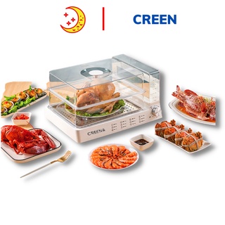 Nồi hấp điện đa năng CREEN CR-135CF dung tích 13.5L, hai màu lựa chọn, hàng chính hãng, bảo hành 12 tháng