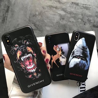 Ốp Điện Thoại Họa Tiết Đầu Chú Chó/Cá Mập Givenchy Cho iPhone 11 se2 i7p IX XS 11ProMax