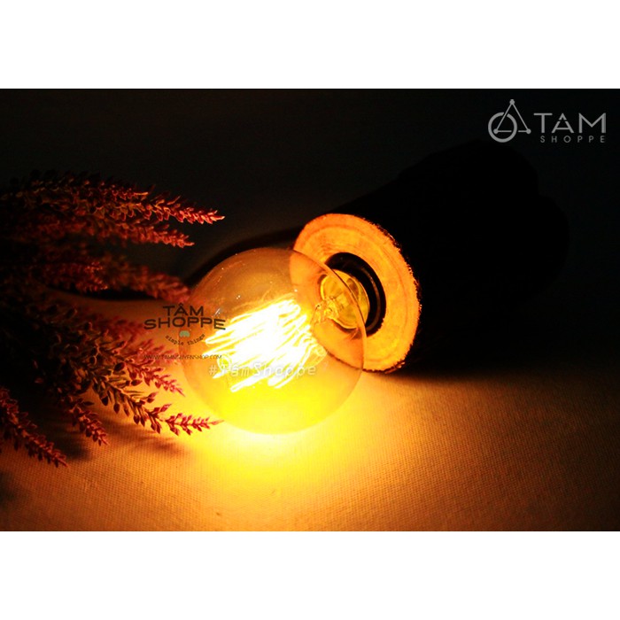 Bóng đèn sợi tóc Edison Tròn