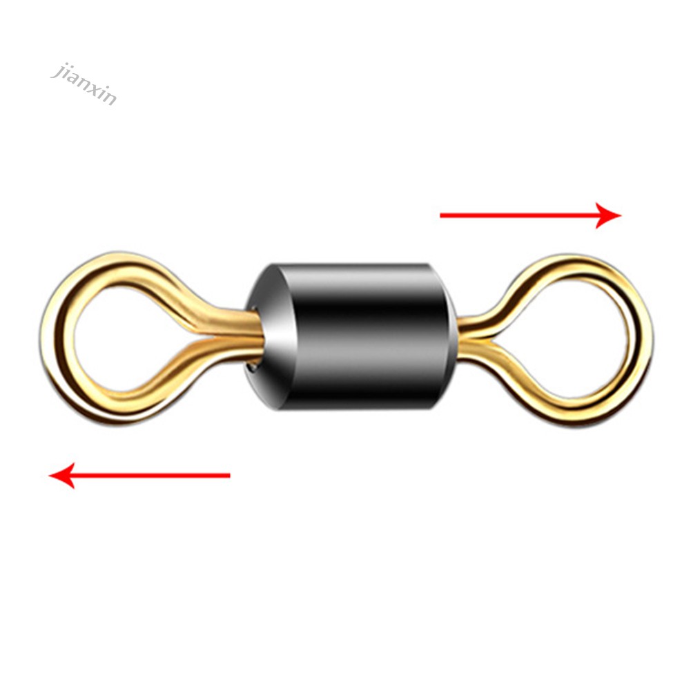 Bộ 50 Móc Khóa Nối Số 8 Bằng Thép Không Gỉ JX-50
