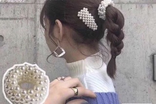 😘 Cột tóc hạt châu