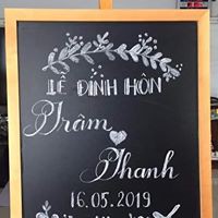 Bảng đen  Menu viết phần treo tường ( 50x70) khung nâu