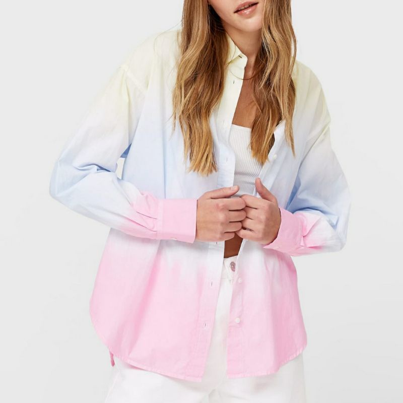 ÁO SƠ MI POPLIN TIE-DYE