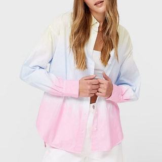 Áo sơ mi poplin tie-dye