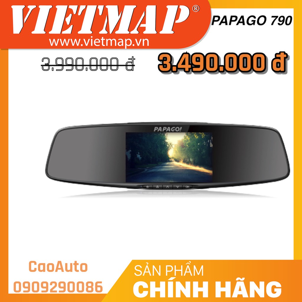 Camera hành trình Vietmap Gosafe 790 - Camera hành trình màn hình gương