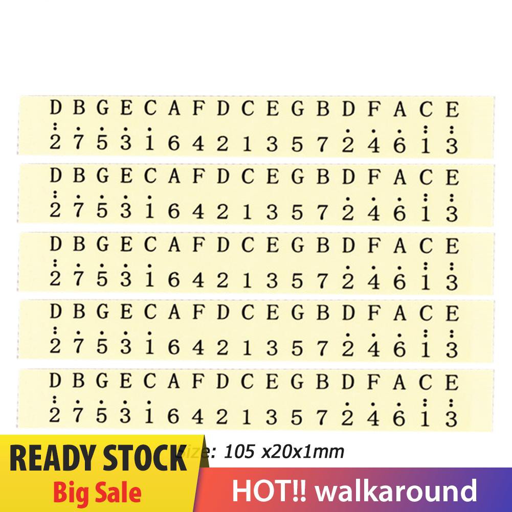 Bộ 5 Miếng Dán Trang Trí Đàn Kalimba