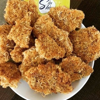 Cơm cháy chà bông nhà làm