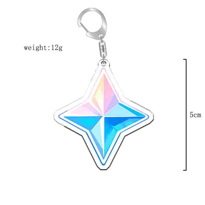 Móc Khóa Huỳnh Quang Nhân Vật Wentidi Paimon Barbara Di Luke Kaia Trong Genshin Impact Project Làm Quà Tặng Cho Bạn Bè