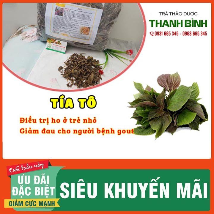 Tía Tô Khô 1Kg - Dược Liệu Cho Sức Khỏe - Loại 1