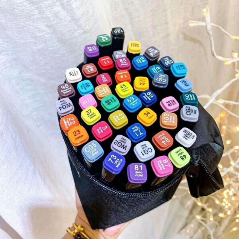 Bộ 48 bút màu marker Touch kèm túi xách