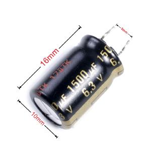 PANASONIC Set 10 Tụ Điện Bo Mạch Chủ 6.3V 1500UF 10x16mm 105 Chuyên Dụng°Túi Xách Thiết Kế Đơn Giản Thời Trang Cao Cấp