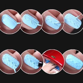 SET GEL VẼ NỔI 12 MÀU (PK Nail)