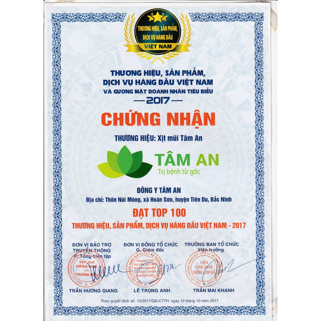 [CHÍNH HÃNG] Xịt Mũi Cao Cấp Tâm An - Viêm Mũi, Viêm Xoang Hắt Hơi, Sổ Mũi, Nghẹt Mũi, Ngứa Rát Mũi