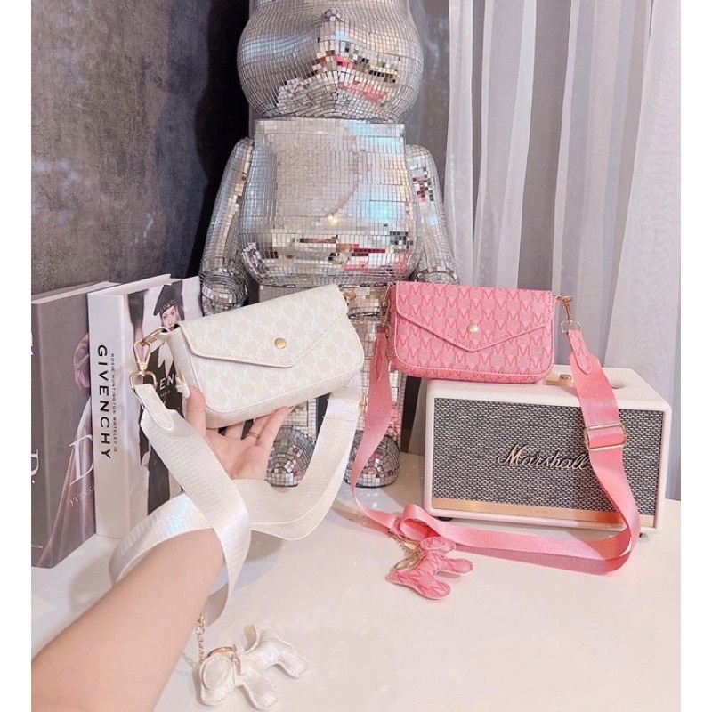 Túi M Bì Thư Tag Pet,  Form Hình Chữ Nhật, Túi Đeo Vai Nữ Sang Trọng Tinh Tế Phiên Bản Hàn Quốc