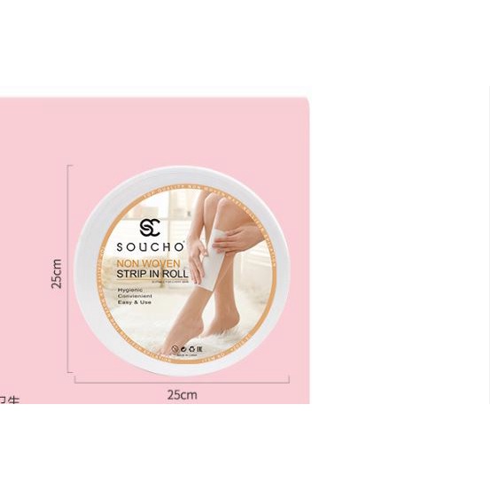 Giấy wax lông dạng cuộn lớn doli dài 100m