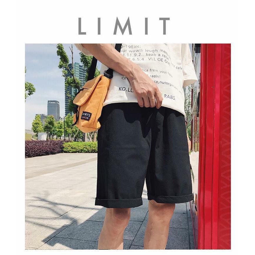 Nhập WAFS2224 giảm 15% tối đa 30k đơn 99k_ Short Kaki ĐEN (unisex) (Gin Store)