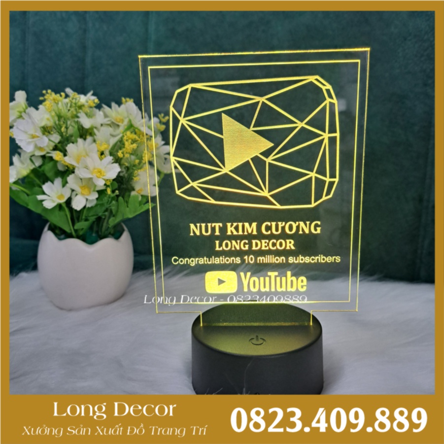 Nút Kim Cương In tên theo yêu cầu
