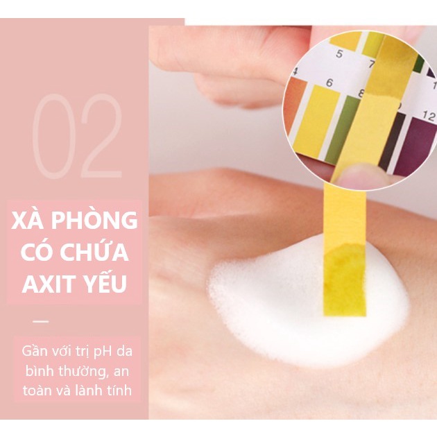 Bóng Xà Phòng Rửa Mặt BOTEX Vàng Nano 24K Làm Sạch Dưỡng Ẩm Kèm Túi Lưới 110g (BT26)