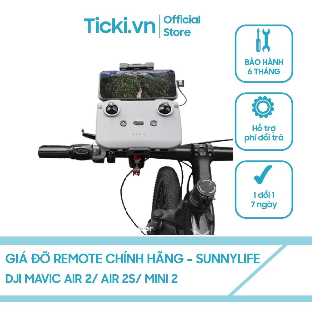 Giá Đỡ Remote Trên Khung Xe Đạp Dji Air 2S, Air 2, Mini 2,Mini,Mini SE,Pro,Air,2 Pro/Zoom,Spark Chính Hãng SunnyLife