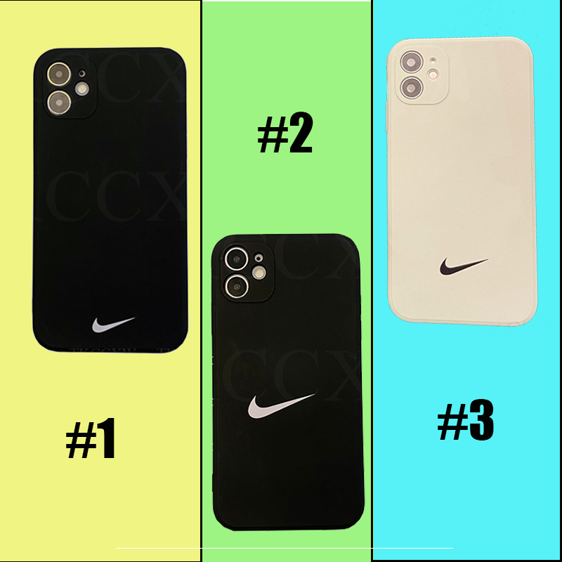 Casing Xiaomi Mi 11i 10S 11 Lite 11 Ultra Poco F3 F2 Pro Redmi K40 Pro Note 9T 7 8 Pro Phone Case Sports Brand n i k e Soft-touch New Luxury Side Printing Square Liquid Silicone Soft Cover Shell