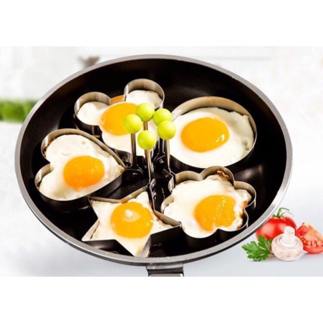 [Hot]-Bộ 4 khuôn chiên trứng tại hình