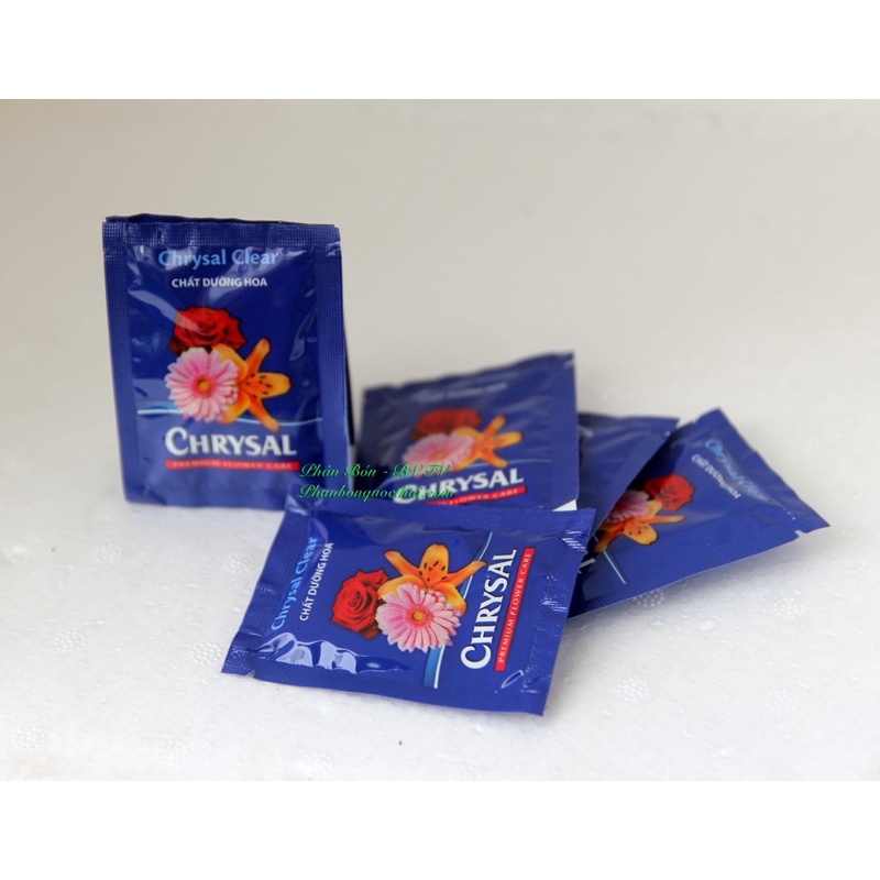 Dưỡng Hoa Lâu Tàn Hà Lan Chrysal Dùng Cho Hoa Cắm Bình,Hoa Trồng Chậu,Lãng Hoa Trang Trí...
