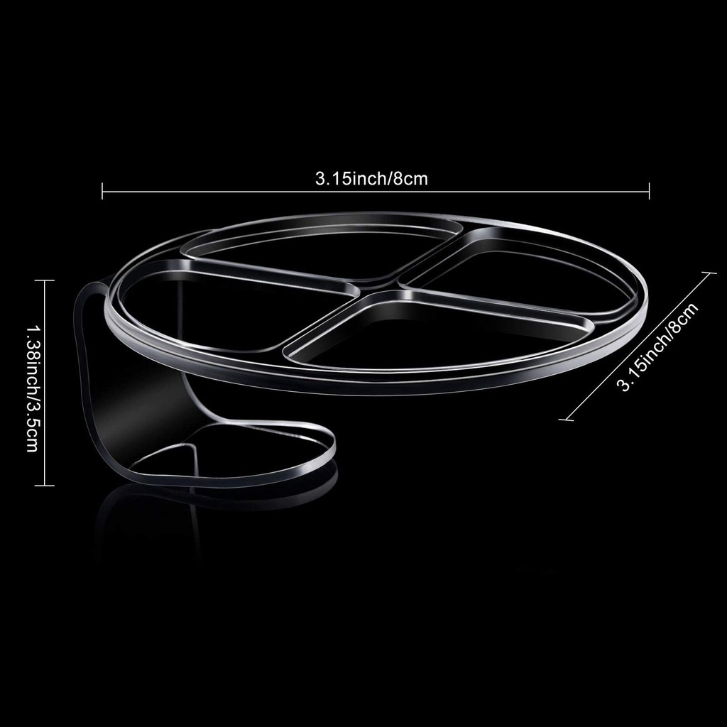 Dụng cụ pha màu trộn kem nền / màu sơn móng tay bằng acrylic tiện dụng